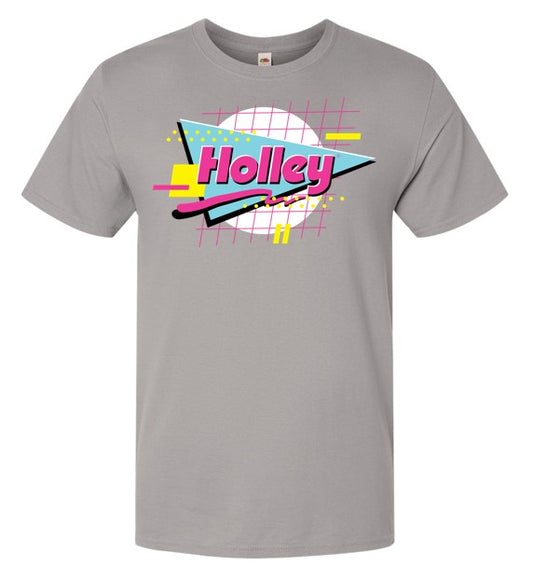 11. Holley Retro 80's/90's Tee - Rock Colorway