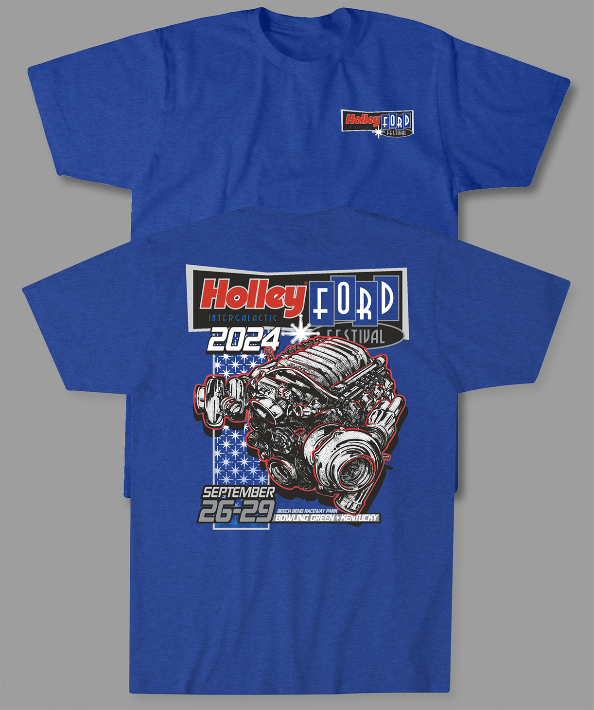 05. Ford Fest Main Event Tee (Adult) - Royal Heather